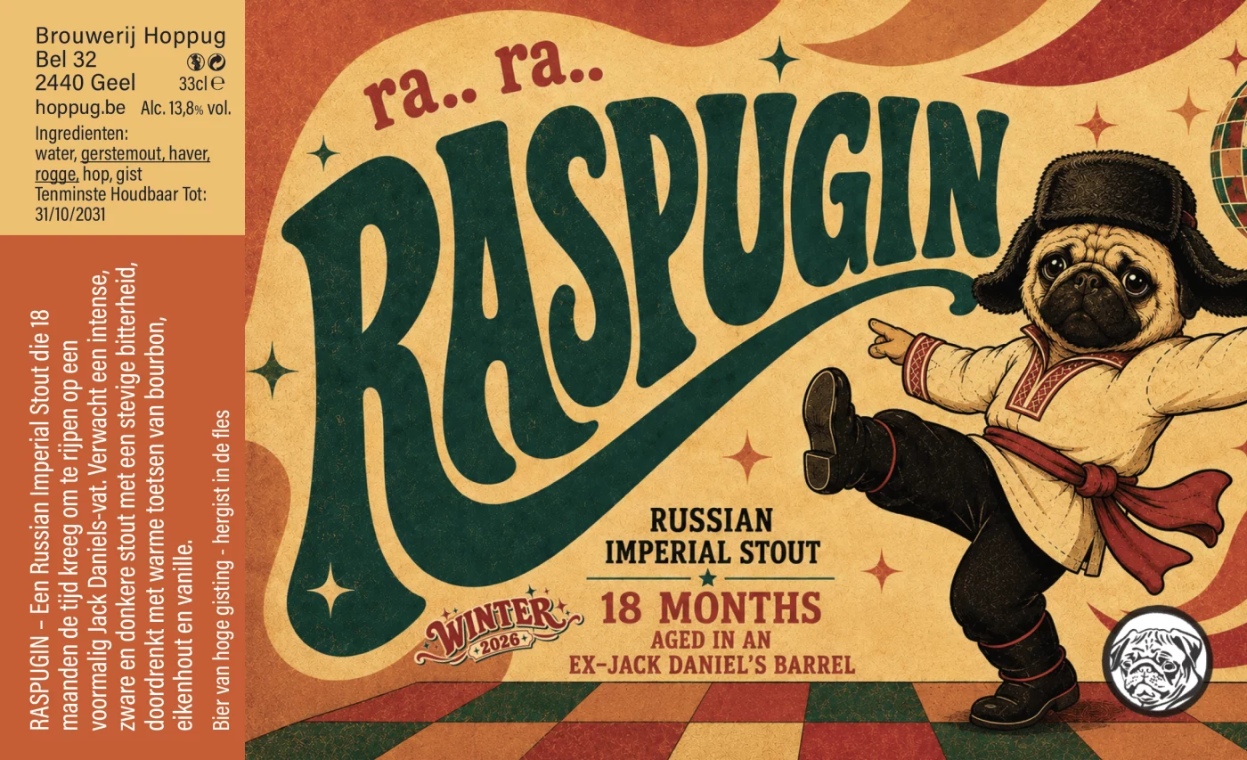 Etiket van Raspugin