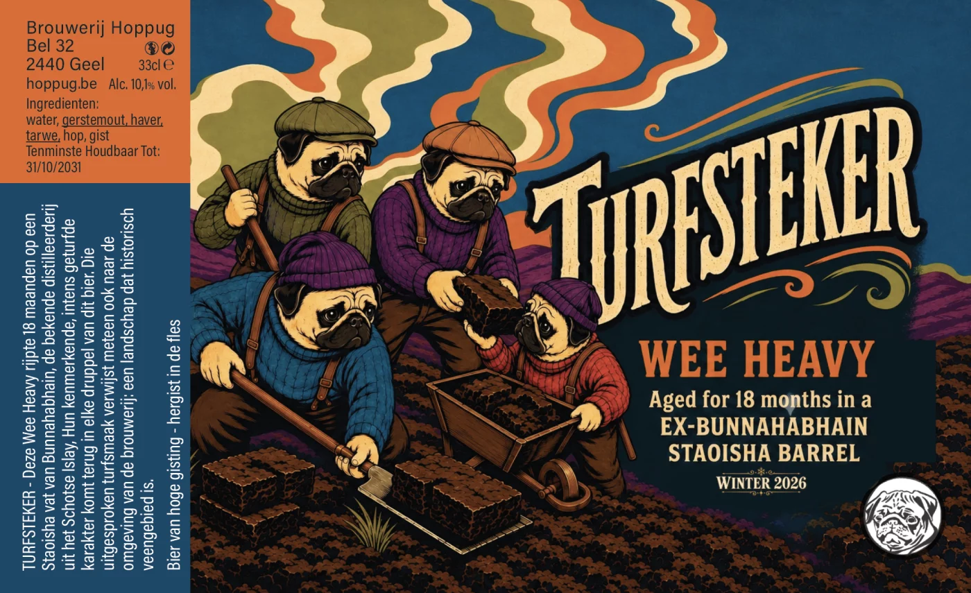 Etiket van Turfsteker