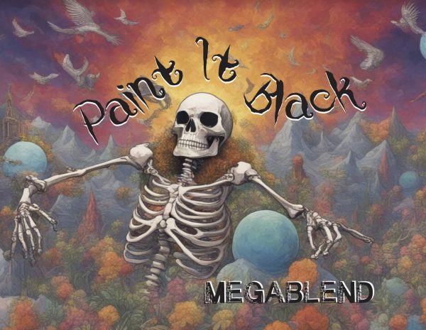 Etiket van Paint It Black Megablend