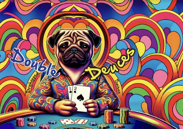 Etiket van Double Deuces 75cl