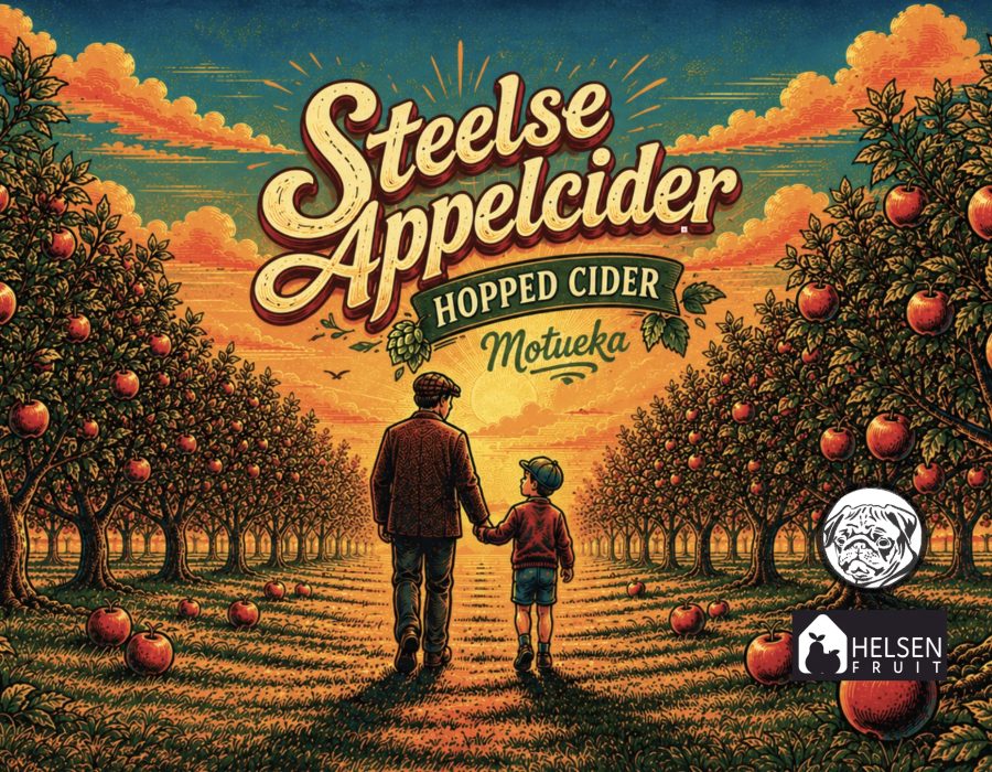 Label of Steelse Appelcider