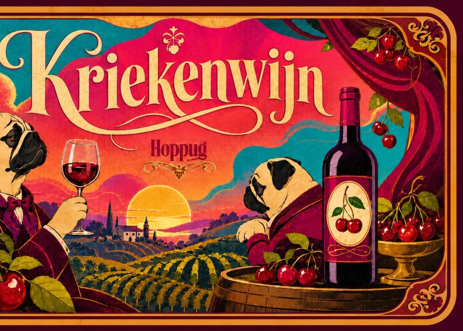 Label of Kriekenwijn