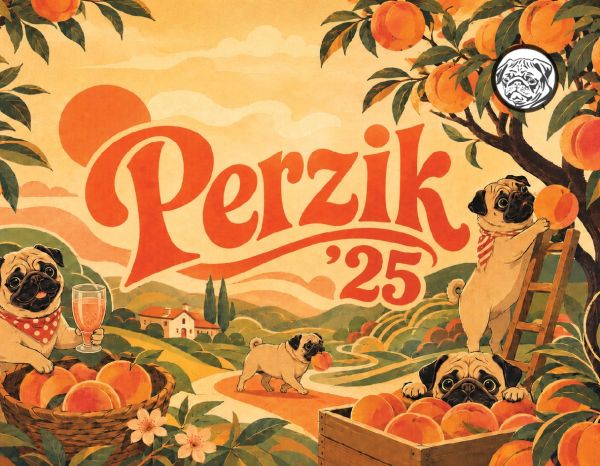 Etiket van Perzik '25