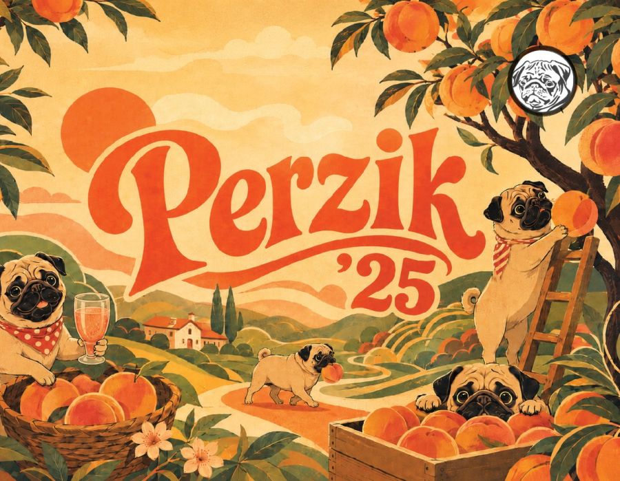 Etiket van Perzik '25